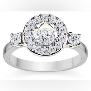 Cara Mia USA Enchanted 'Make A Wish' Cara Mia Simulated Diamond Ring
